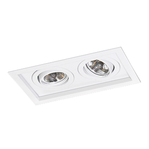 Luminária Embutir Dupla Led AR70 - 1014/2