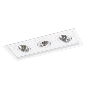 Luminária Embutir Tripla Led AR70 - 1014/3