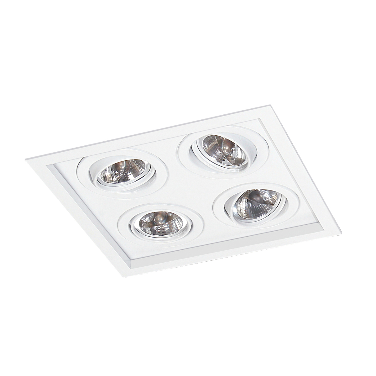 Luminária Embutir Quádrupla Led AR70 - 1014/4