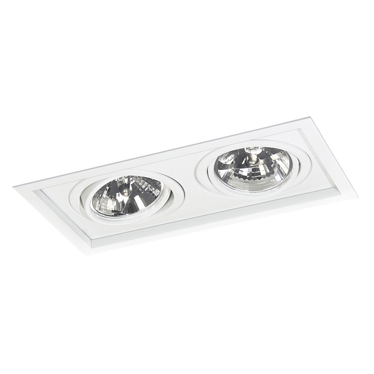 Luminária Embutir Dupla Led AR111 - 1015/2