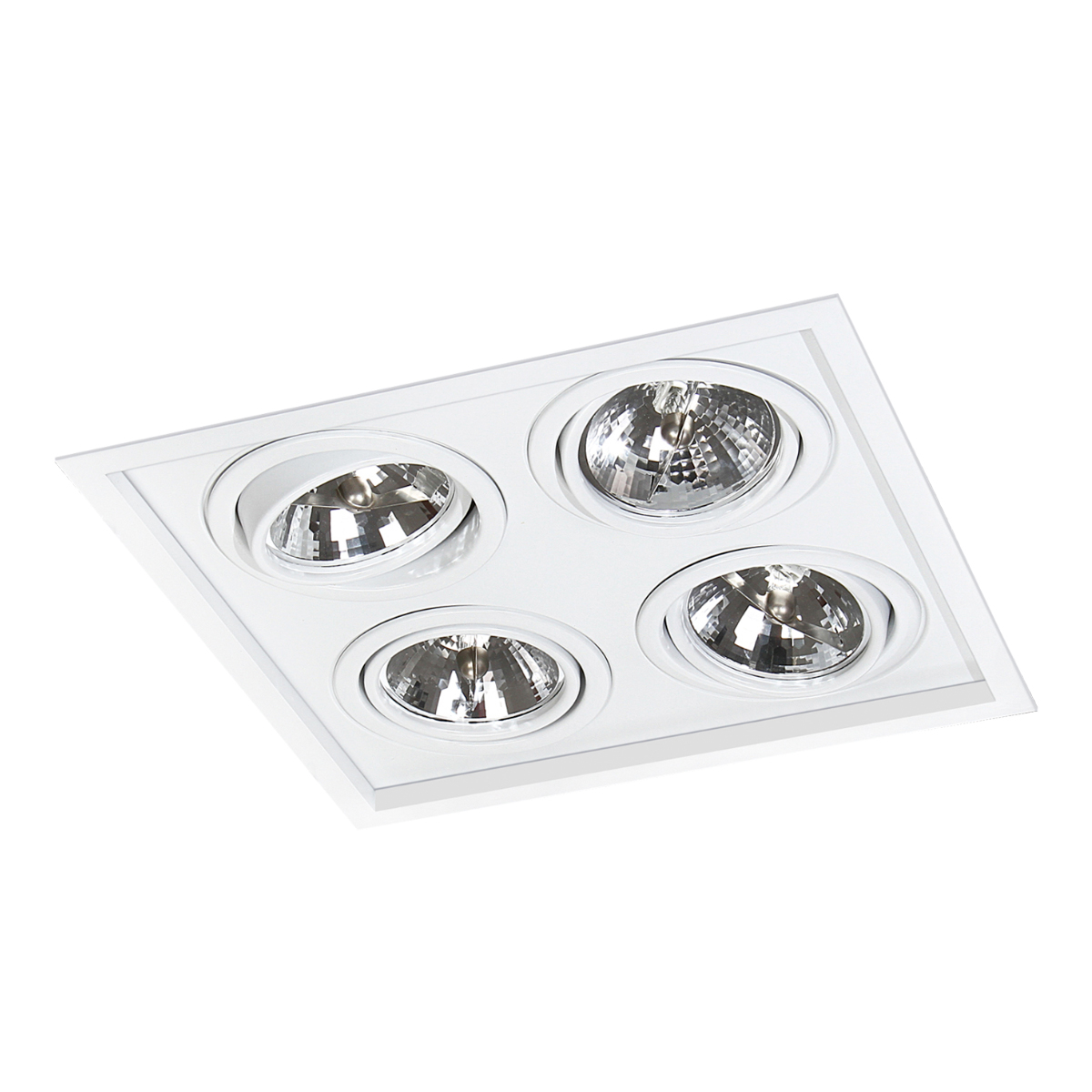 Luminária Embutir Quádrupla Led AR111 - 1015/4